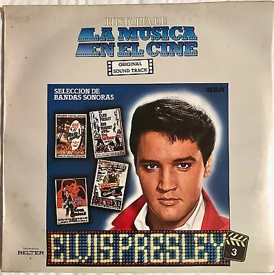 Elvis Presley - Historia De La Musica En El Cine (Spain Import Vinyl LP)(Sealed) • $23.50