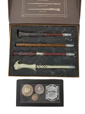 Ollivanders Harry Potter Wand Pens And Noble Coins Collection Pre Owned  • £11.50