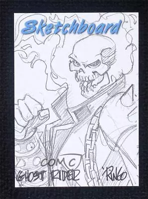 1998 SkyBox Marvel Creators Collection White Ghost Rider #11 Sketch 0q5n • $31.30