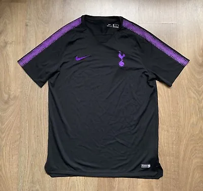 £34.95 • Buy Nike Tottenham Hotspur Spurs Training Shirt 2018/19 Black Grape Mens Size XL
