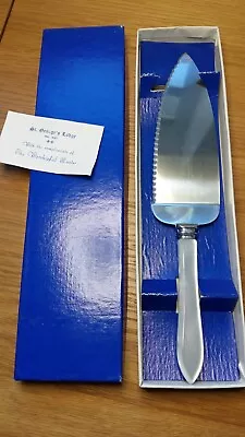 Boxed Sheffield Steel Slice: Mother Of Pearl Handle. Masonic Lodge (4387) Gift • £7.99