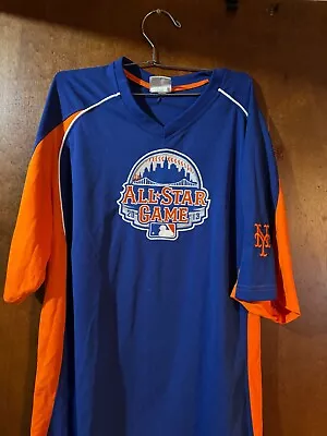 New York Mets Majestic 2013 All Star Game Jersey Shirt Mens Xl Blue • $14.99