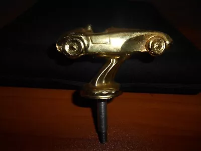 Vintage Right Hand Drive Gold Sports Car Trophy Top • $7.99