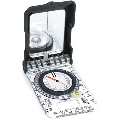 Brunton TruArc15 Mirror Compass With Map Magnifier Sighting Mirror Bubble Level • $64.95