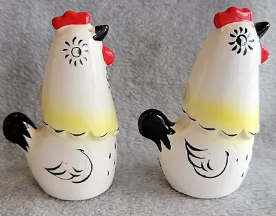 Vintage Retro Chicken Salt And Pepper Shakers Made In Japan Good Condition • $9.99