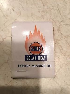 Gulf Solar Heat Promotional Hosiery Mending Kit Vintage Lexington Kentucky • $12