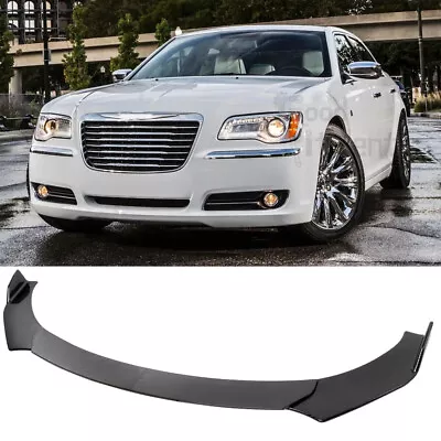 For Chrysler 300 SRT8 C S 2012-2014 Carbon Fiber Look Front Bumper Lip Spoiler • $119.53