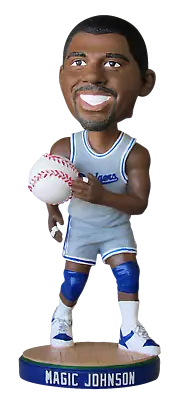 Magic Johnson Dodgers Basketball Uniform SGA '14 Los Angeles Dodgers Bobblehead • $29.99