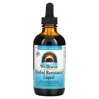 Wellness Herbal Resistance Liquid With Echinacea Coptis & Yin Chiao Alcohol • $19.93