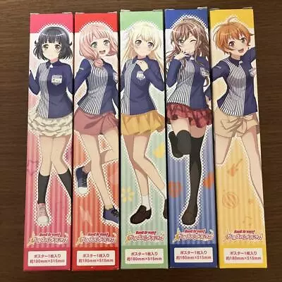 Bang Dream Lawson Collaboration Mini Poster Set Of 5 Types • £30.07