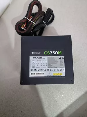 Faulty Corsair CS750M Gold 750W Power Supply PSU Semi-Modular No Cables • £20