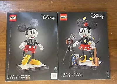 INSTRUCTION BOOK ONLY Lego 43179 Mickey/Minnie Mouse Buildable Character Figure • $29.95