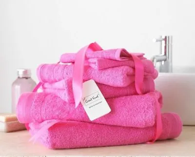 £13.99 • Buy 100% Cotton 6PC Towels Bale Set Bathroom Gift Jumbo Bath Sheets Face Hand Towel