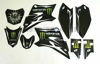 $37.95 • Buy Yamaha Ttr50 Ttr 50 Monstr Energy Drink Graphics Decals Set New