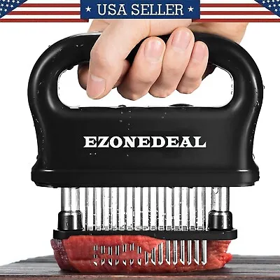 New Meat Tenderizer With 48 Stainless Steel Ultra Sharp Needle Blades BBQ Tool • $10.48