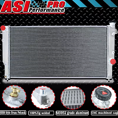 $270 • Buy 4 ROW Aluminum Radiator For 1994-02 Dodge Ram 2500 3500 Cummins 5.9L Turbo L6 V8