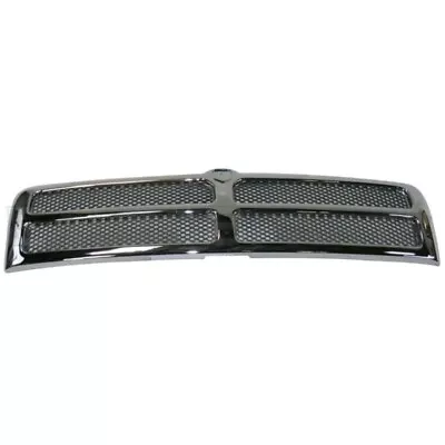 New Grille Front Plastic Chrome Silver Fits 1994-2002 Dodge Ram 1500 CH1200178 • $87.09