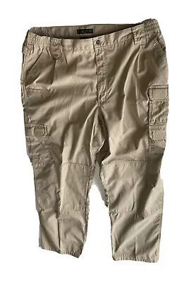 5.11 Tactical Mens TACLITE Pro Tactical Pants Khaki Tan Size 44x32 74273 • $25.95