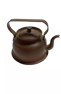 Vintage Miniature Copper Metal Tea Pot/Kettle Sweden 1950s • $26.95