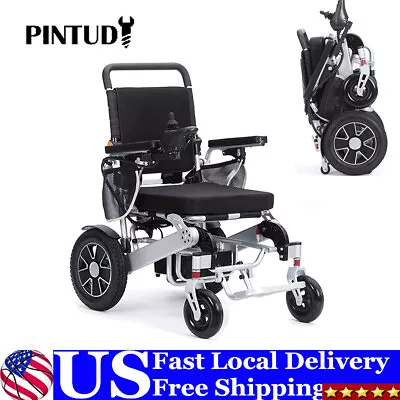 Lightweight Folding Electric Power Wheelchair Mobility Aid Motorized Wheel Chair • $719.99