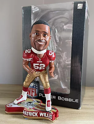 $250 • Buy PATRICK WILLIS San Francisco 49ers Legend NFL Pennant Base Series Bobblehead NIB