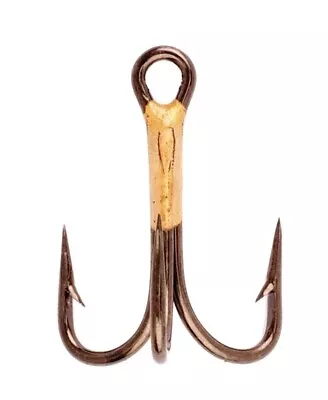 Eagle Claw RGTRBW-8/0 Treble Hook Value Pack Bronze Fish Hooks - PACK OF 5 • $12.99