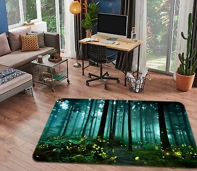 3D Forest Firefly ZHUA2701 Game Non Slip Rug Mat Photo Carpet Vera 2023 • $57.78