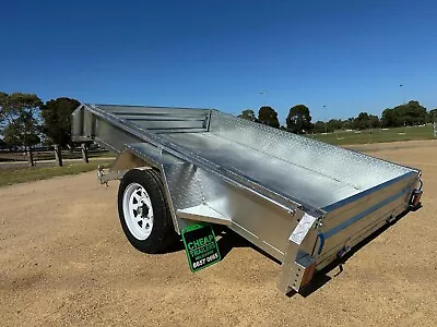 7x5 Galvanised Fully Welded Box Trailer With No Cage • $1750