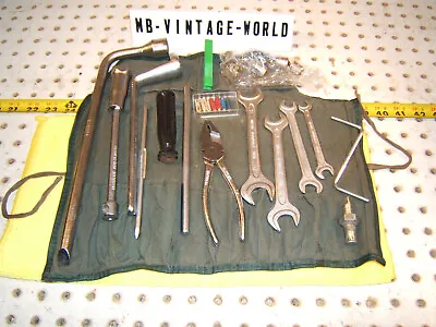 Mercerdes W108 280SE W111 3.5 Rear Trunk Genuine 1 Set Of 14 Tool /Green 1 Pouch • $699