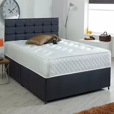 Luxury Orthopaedic Quilted Memory Foam Sprung Mattress Single 4ft Double 4ft6 • £64.95