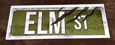  Elm St  12  X 4  Tin Street Sign NEW A7 • $12.99