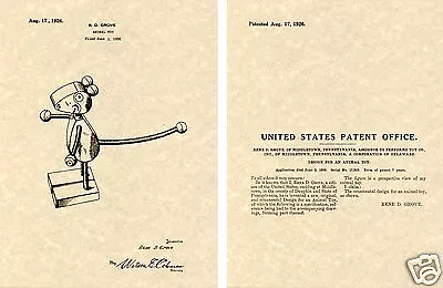 MORTIMER MOUSE US PATENT Art Print READY TO FRAME!!! Rene Grove Walt Disney • $9.95