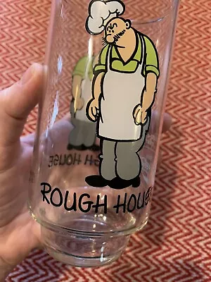 1975 Vintage Coca Cola Drinking Glass Rough House From Popeye ~ • $7