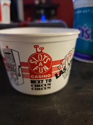 $7.99 • Buy Vintage Slots A Fun Casino Bucket Coin Slot Machine Cup