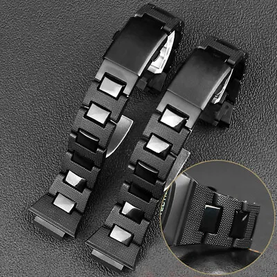 Plastic Metal Steel Band For Casio CasiOak GA-2100 GA-2110 DW5600 G-Shock Watch • $14.98