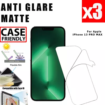 3X For Apple IPhone 13 Pro MAX Anti Glare Matte Screen Protector Film  • $9.99