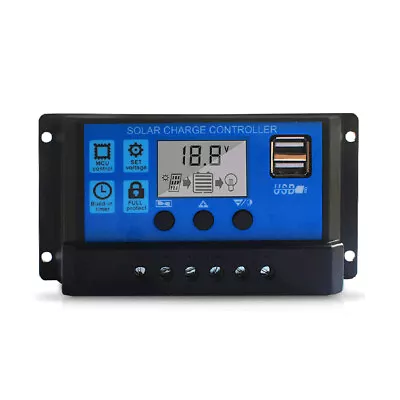 /24V Solar Panel   Regulator  Controller 20A Dual USB U9V5 • £8.63