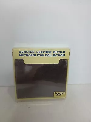Metropolitan Collection Men's Genuine Leather BiFold Wallet  • $7.99