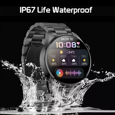 Bluetooth Talking Smart Watch Heart Rate Sport Track Waterproof F IPhone Samsung • $62.99