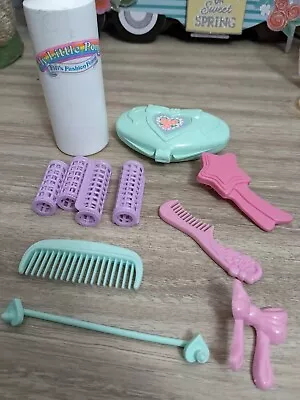 Vintage 1987 My Little Pony G1 Perm Shoppe Makeup Eyeshadow & Spray Lot Foam  • $20