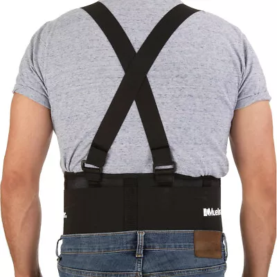 Mueller Back Support With Suspenders - Black • $35.50