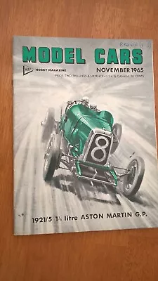 Scalextric Model Cars Magazine November 1965 The Golden Age Of Slot Racing !! • £5