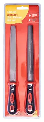 £5.45 • Buy 2Pc 150Mm 6  Flat Round File Second Cut Blade Bastard Rough Metal Steel Sharpen