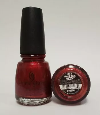 China Glaze Nail Polish Lacquer 70257 Long Kiss 087 - 0.5 Oz • $6.89