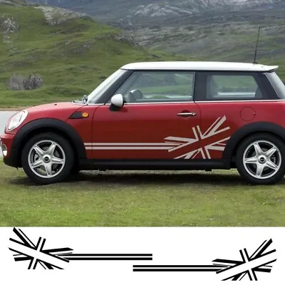 Mini Cooper Union  Jack Side Skirt Stripe Decal • £24