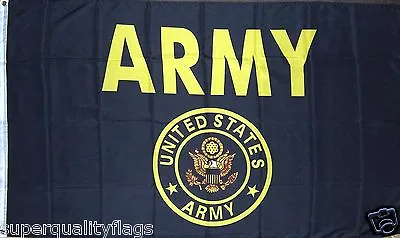 ARMY BLACK & GOLD U.S. MILITARY FLAG NEW 3X5 Ft Better Quality US Seller  • $11.65