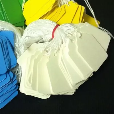 1000 Pre-strung Tags White String Tags Price Tags Merchandise Pricing  • $24.85