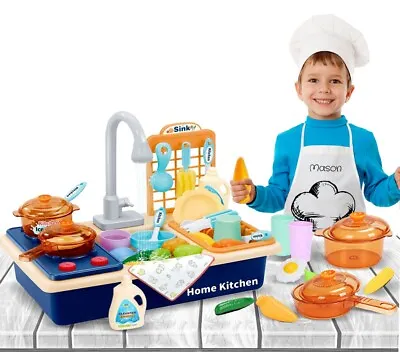 £19.99 • Buy Kids Play Kitchen Set Pretend Play Toy Oven Cooker Microwave Kitchen Gift Toy