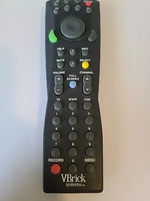 QUICKSHIPPING ⚡Genuine VBrick Systems Inc Remote Control Excellent Used  • $11.10