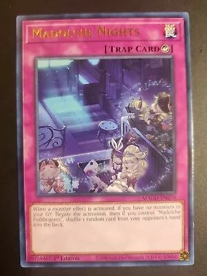 Madolche Nights (MAGO-EN070) - Rare - 1st Edition Yugioh NM • $2.18